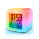 Alarm Clock with 7 Color Changing Digital Display & Temperature Display