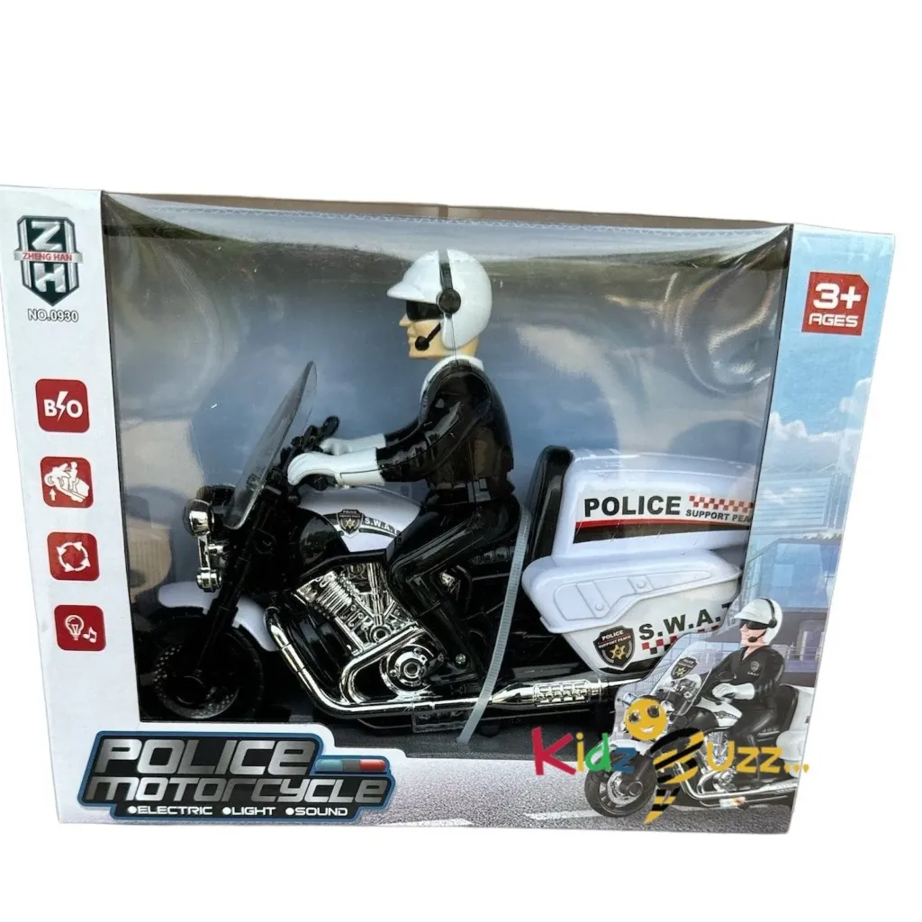 [KBS-1643] Police Motorcycle Toy for Kids