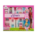 Nora’s Doll House Set | Role Play Dollhouse Furniture Playset for Kids