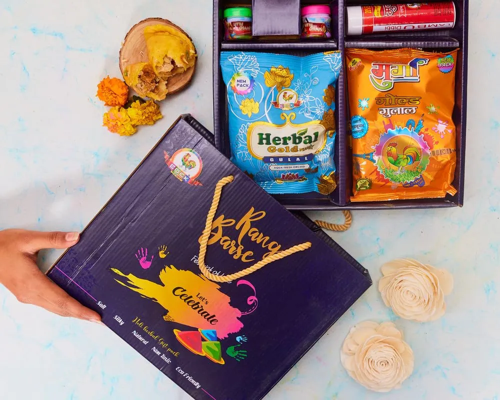 Cock Rang Barse Holi Herbal Gift Pack