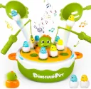Dinosaur Fishing Turntable Game – Interactive Rotating Fishing Board Game for Kids
