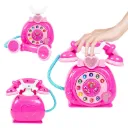 Musical Dial Telephone Toy for Kids – Educational Pretend Play Phone with Music, Lights, Animal Sounds & Number Dial | Safe & Durable Learning Toy for Toddlers