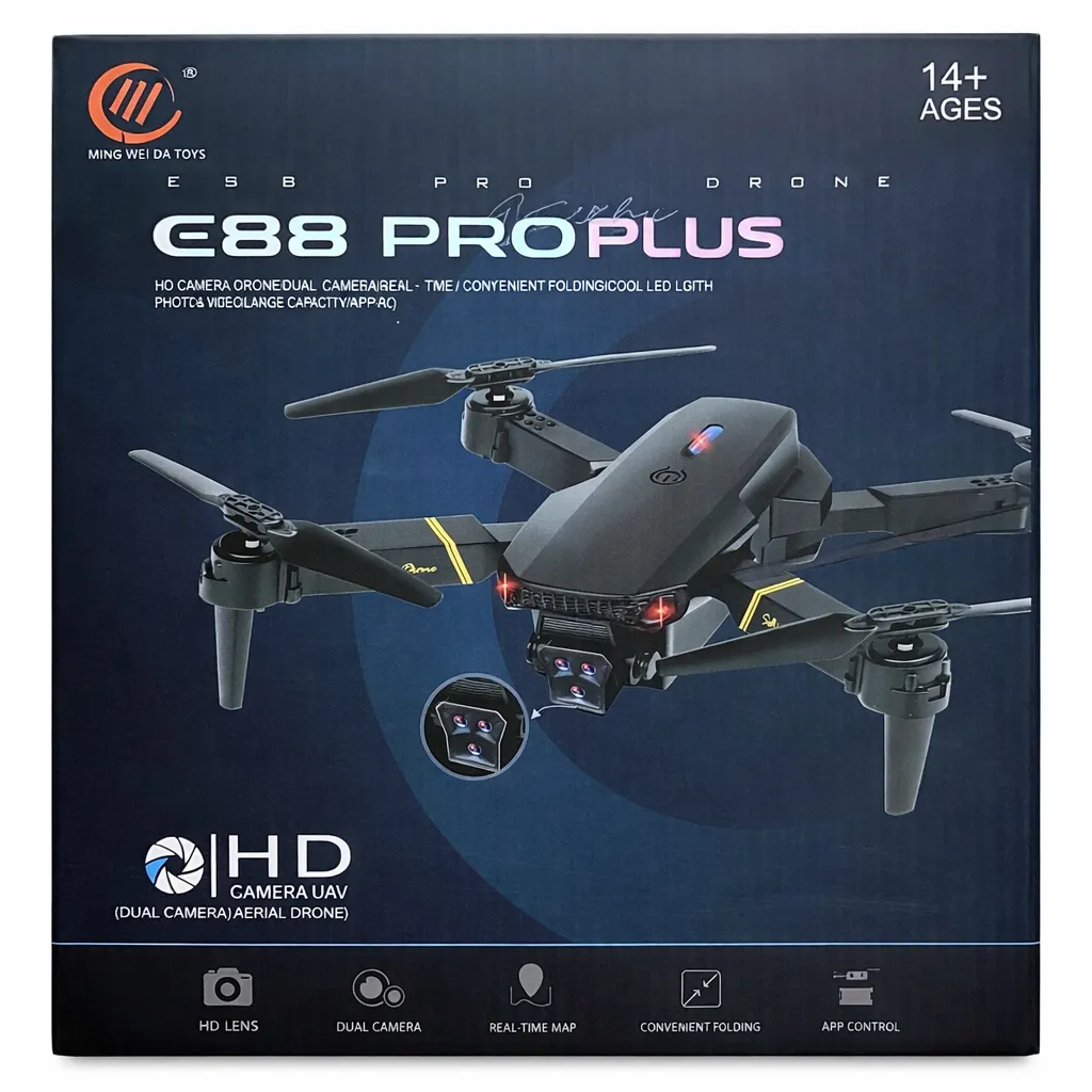 E88 Pro Plus Drone with 4 camera and Dual Battery