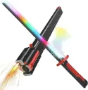 LED Toy Sword with Smoke & Spark Effects