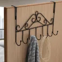 Steel Over Door Hook | Heavy Duty Metal Door Hanger for Clothes, Towels, Bags & Coats