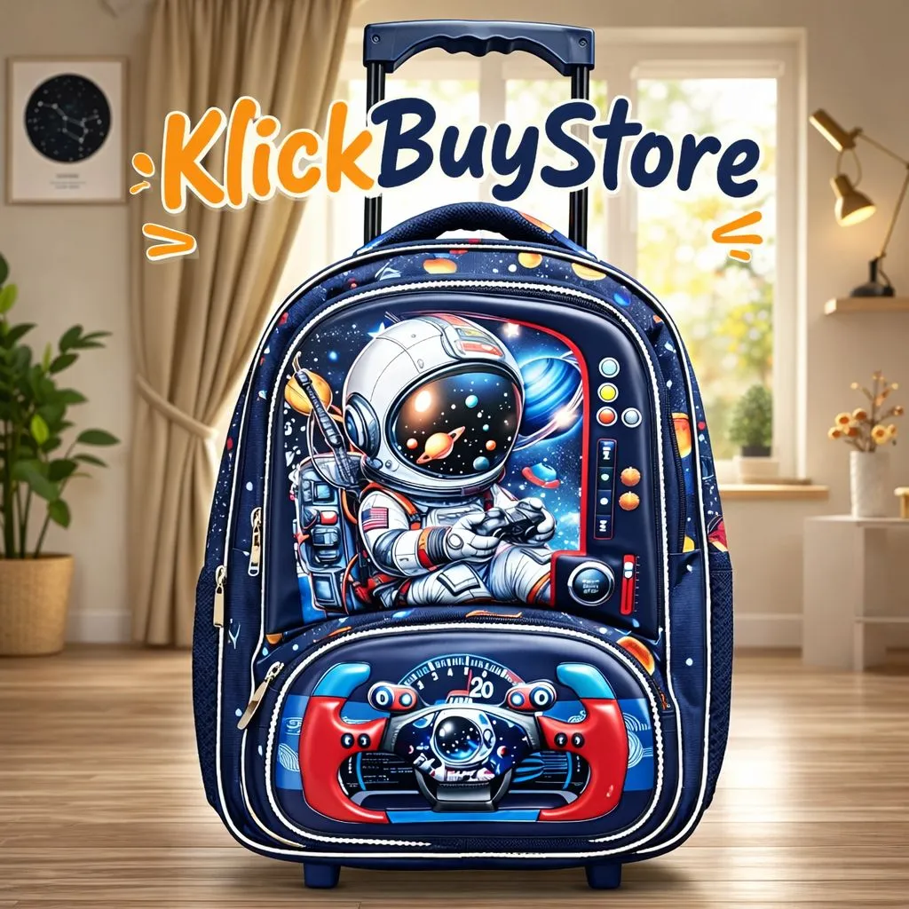 School Trolley Bag with Wheels (Big Size)
