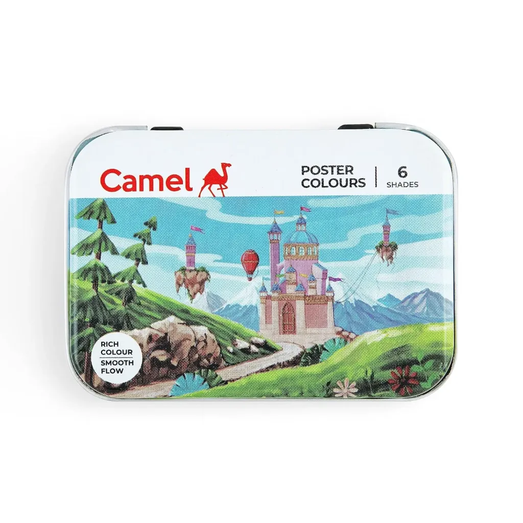 Camel Poster Colours (6 Shades, 10ml each)