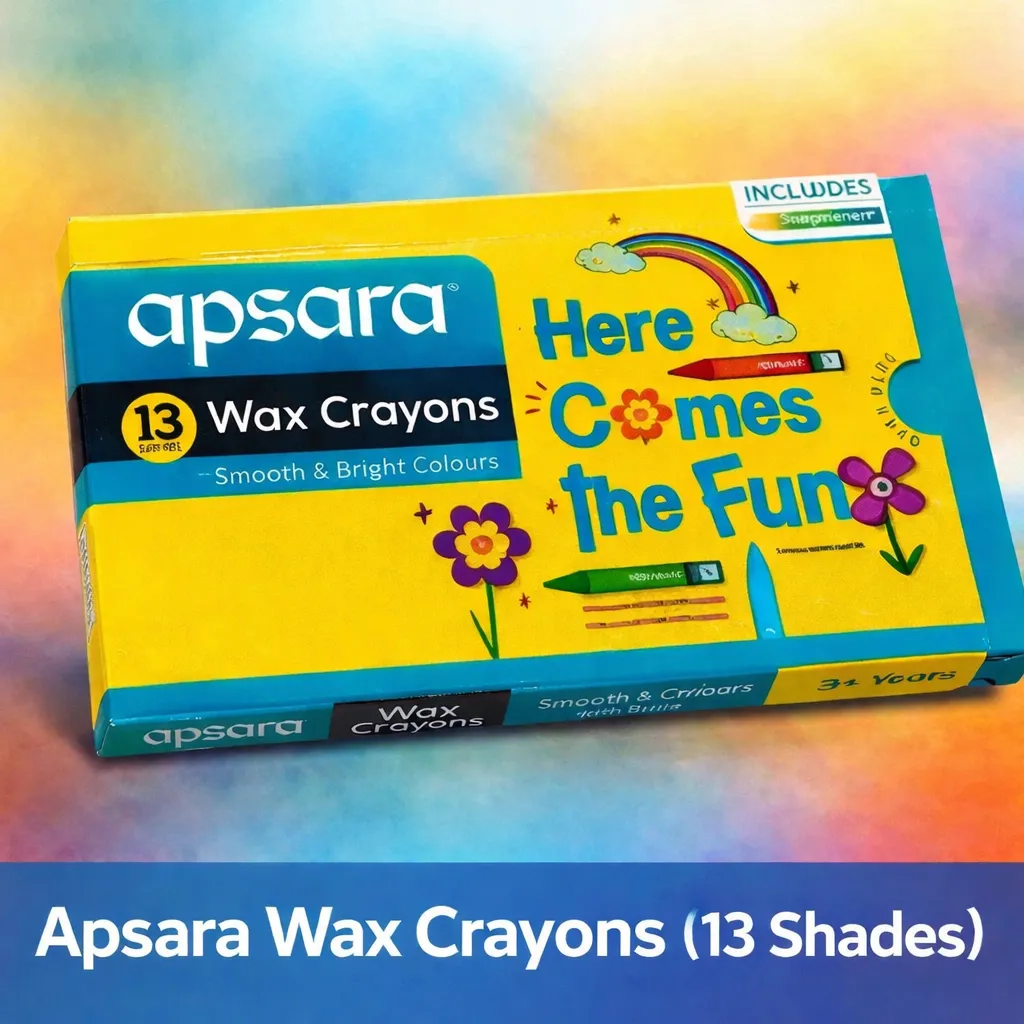 Apsara Wax Crayons (13 Shades)