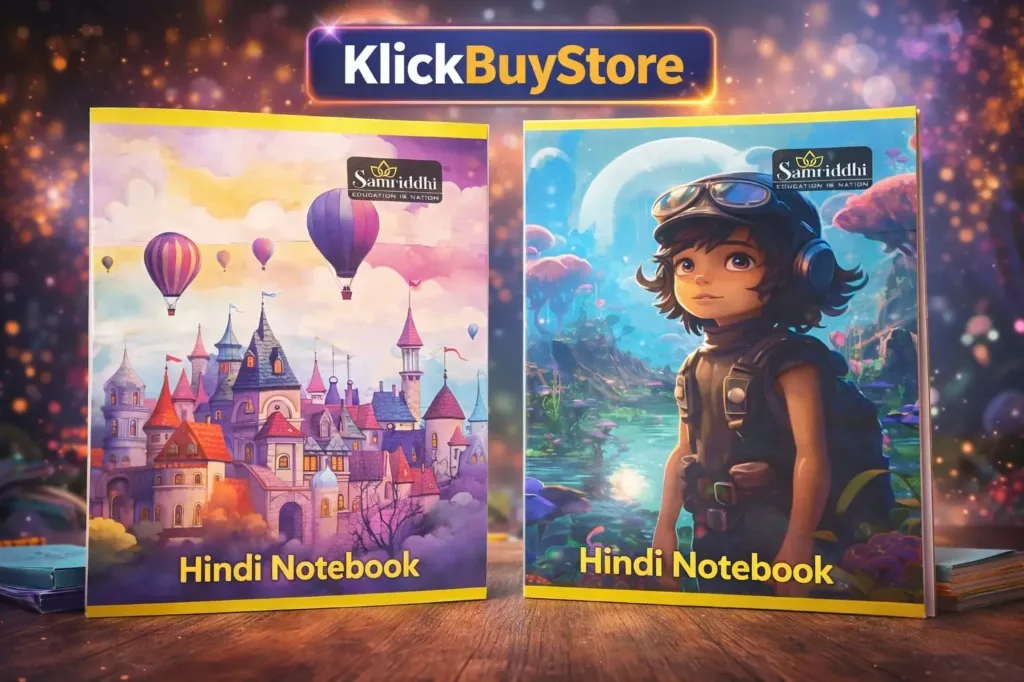 Excercise Notebook (200 Pages) - Hindi,English,Math