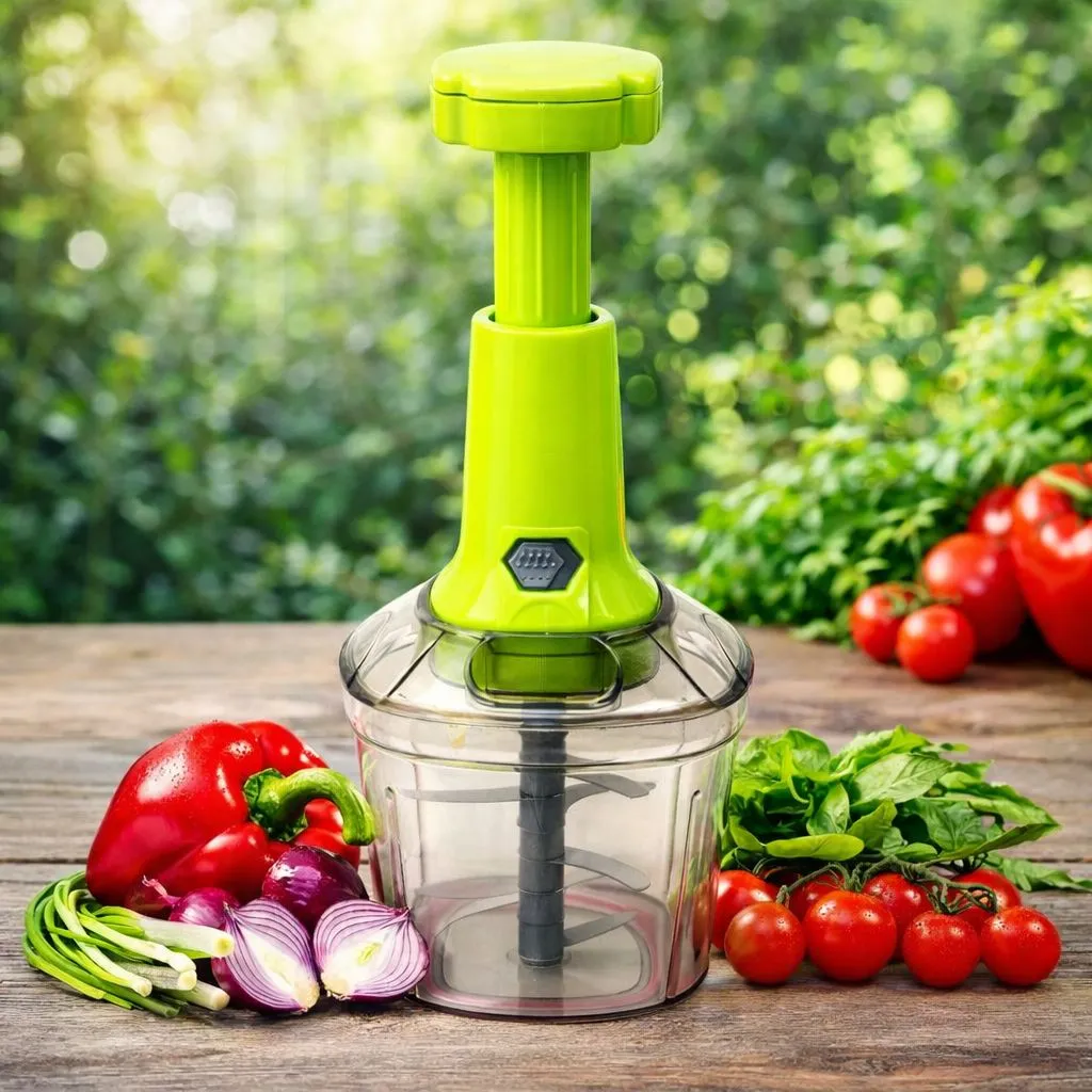 [KBS-1861] 2 in 1 Push Chopper (1100ml)