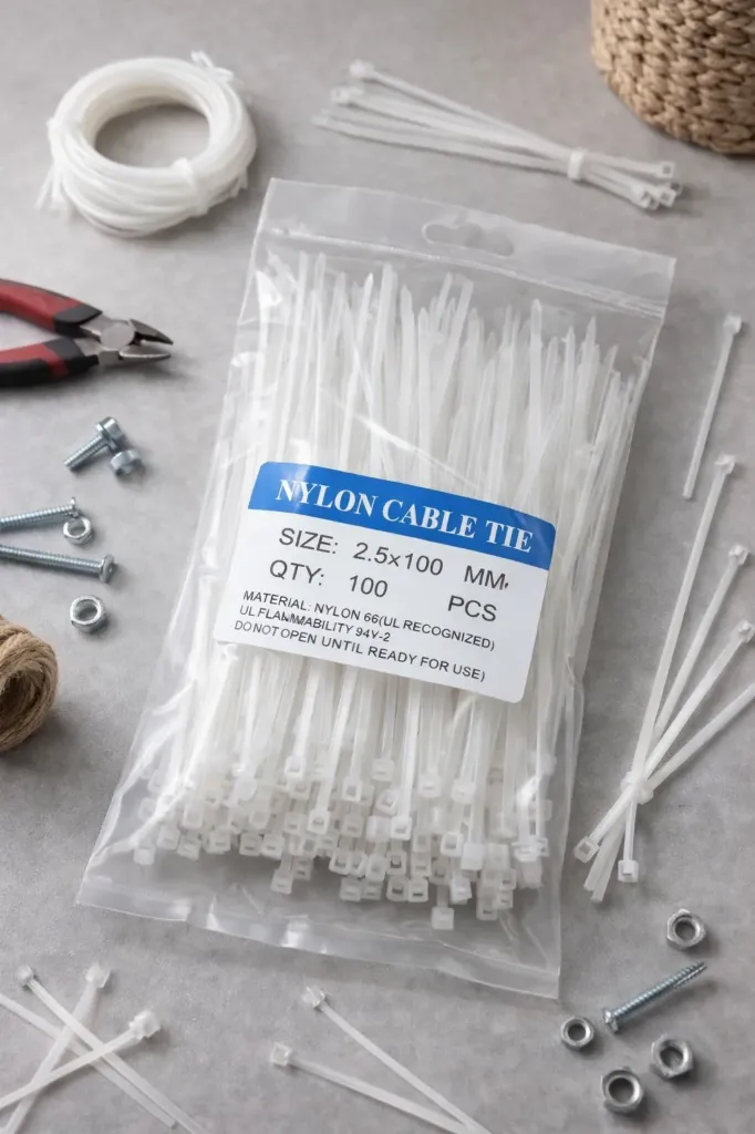 [KBS-1877] Self Locking Cable Ties (2.5X100mm)