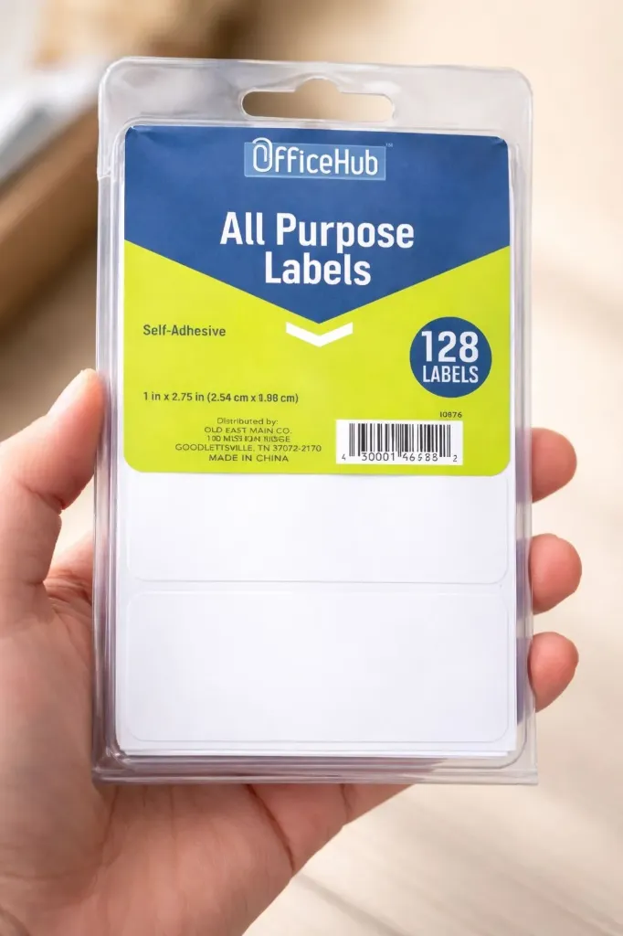 [KBS-1892] Self Adhesive All Purpose Labels (1 Sheet)