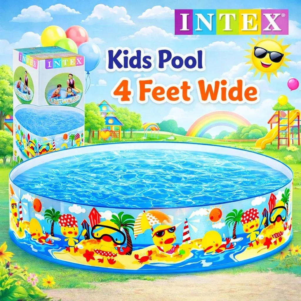 [KBS-1904] Intex Swimming Pool 4 Feet (58477NP)