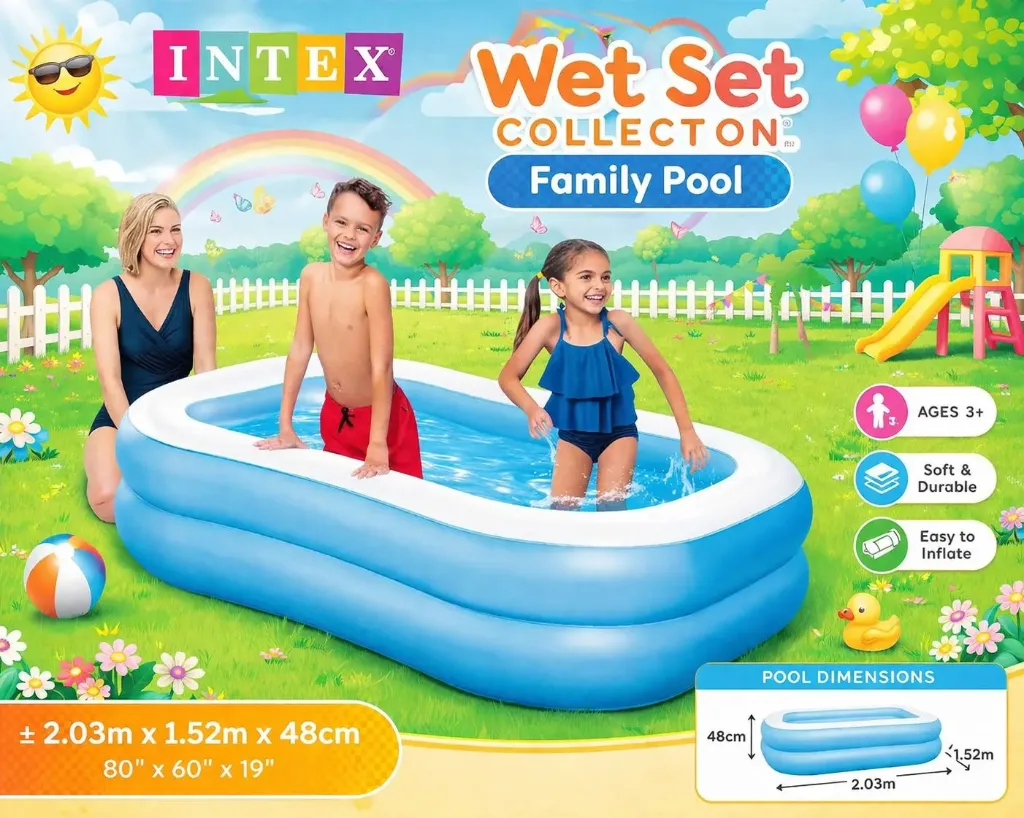 Intex Swimming Pool (57180NP) - 6.5 Feet