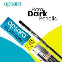 Apsara Platinum Extra Dark Pencils