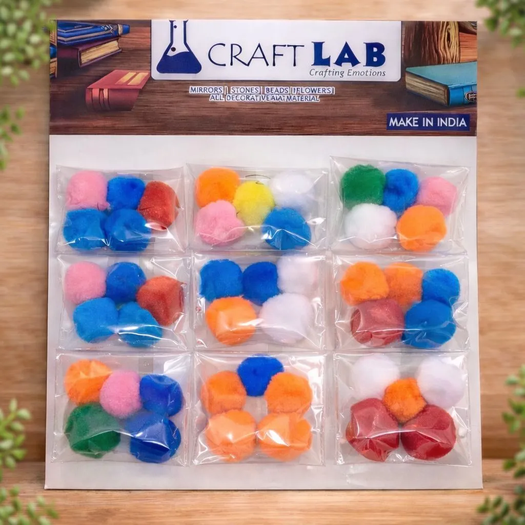 [KBS-1931] Decorative Pom Pom (1 Packet)