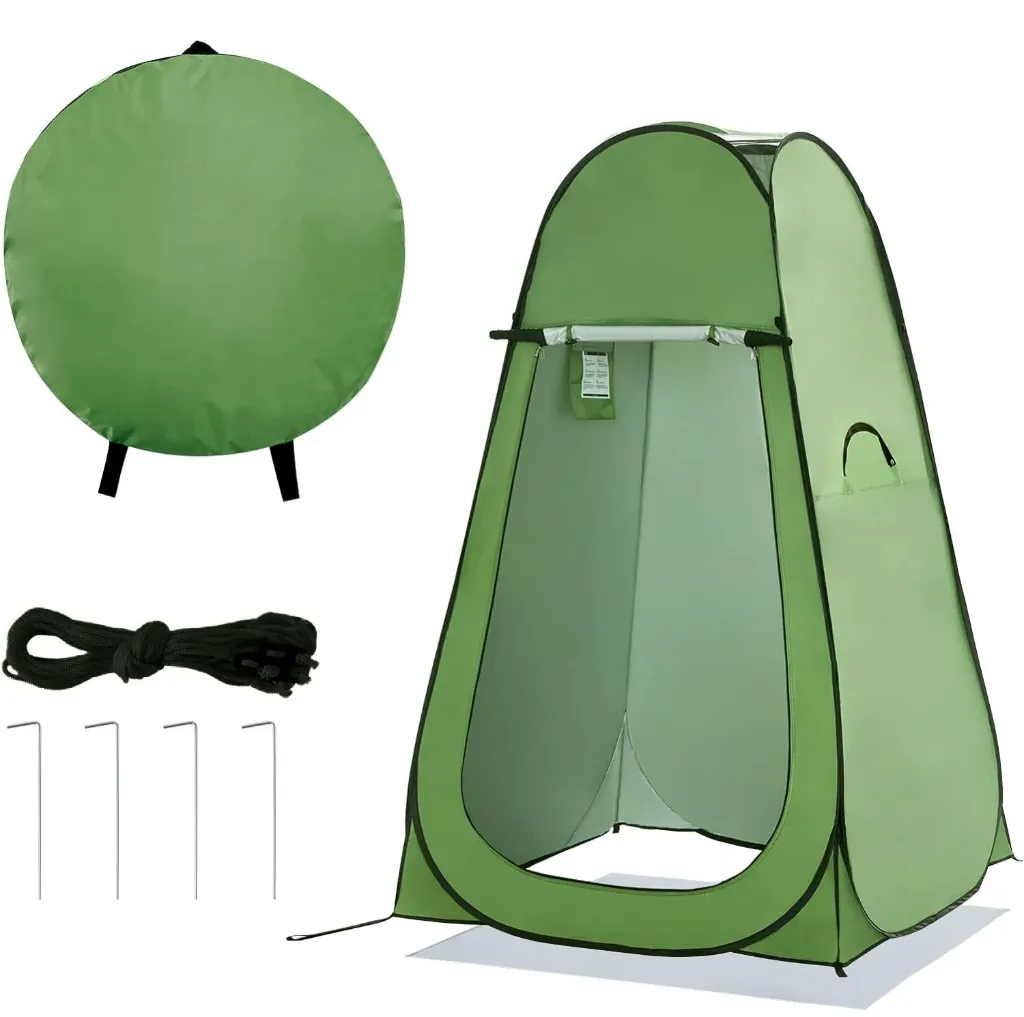 Portable Changing Tent | Foldable Polyester Outdoor Shower, Dressing Room & Camping Toilet Tent