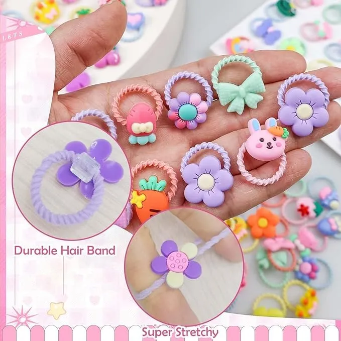 [KBS-2003] Cute Cartoon Hairbands for Girls (10 Pcs Set, Assorted Design)