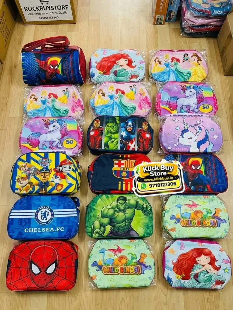 [KBS-2029] Duffel Bag (Cartoon Print)