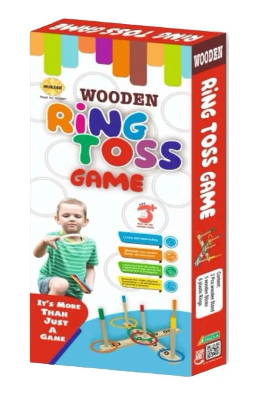 Wooden Ring Toss Game