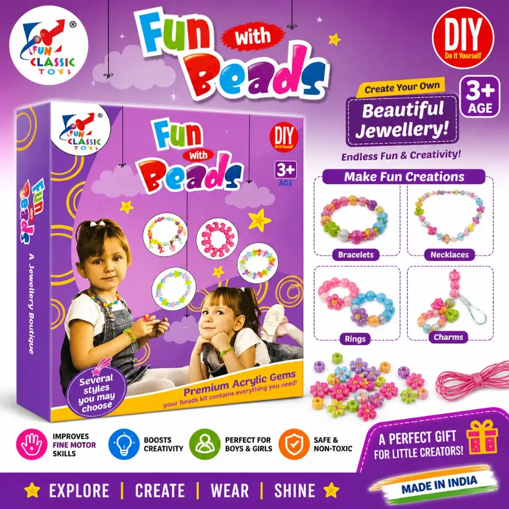 [KBS-2048] DIY Art and Craft Kit (Fun with Beads)