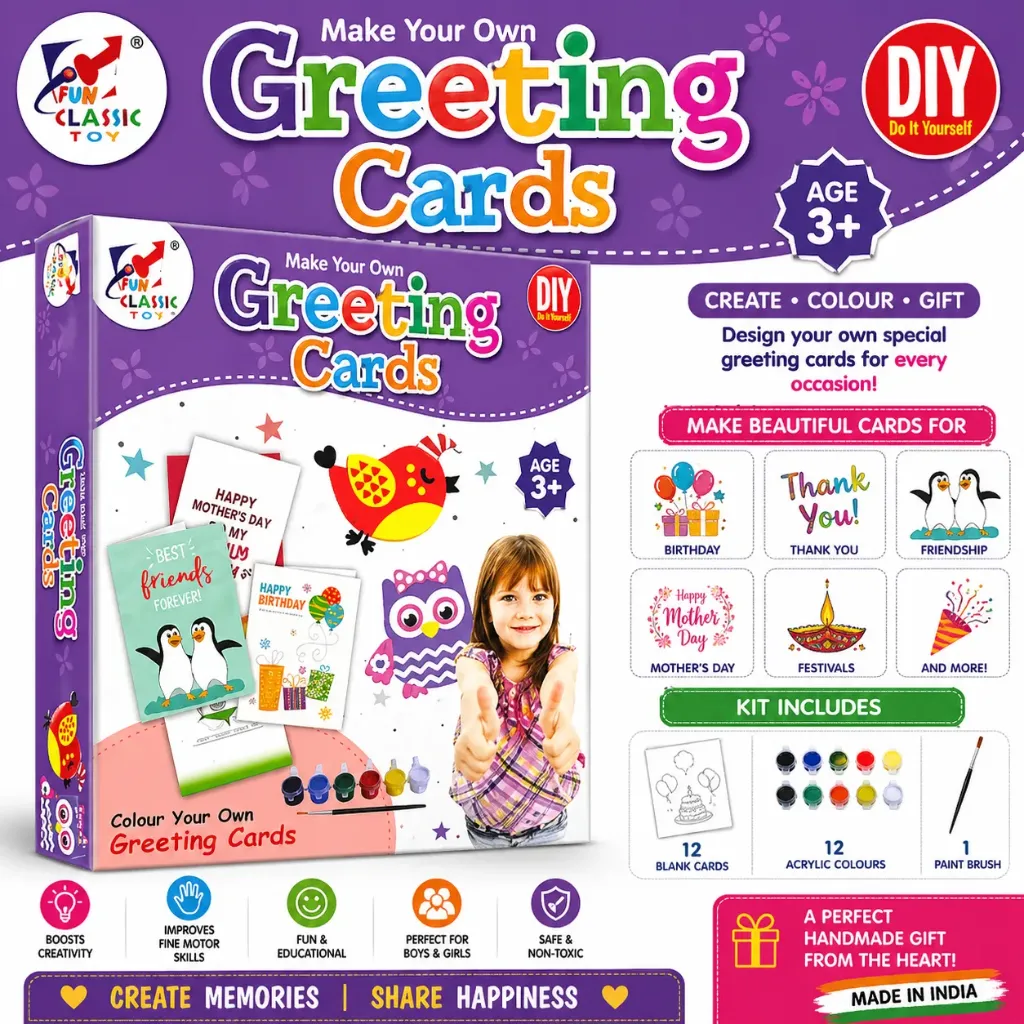[KBS-2050] DIY Art and Craft Kit (Greeting Cards)