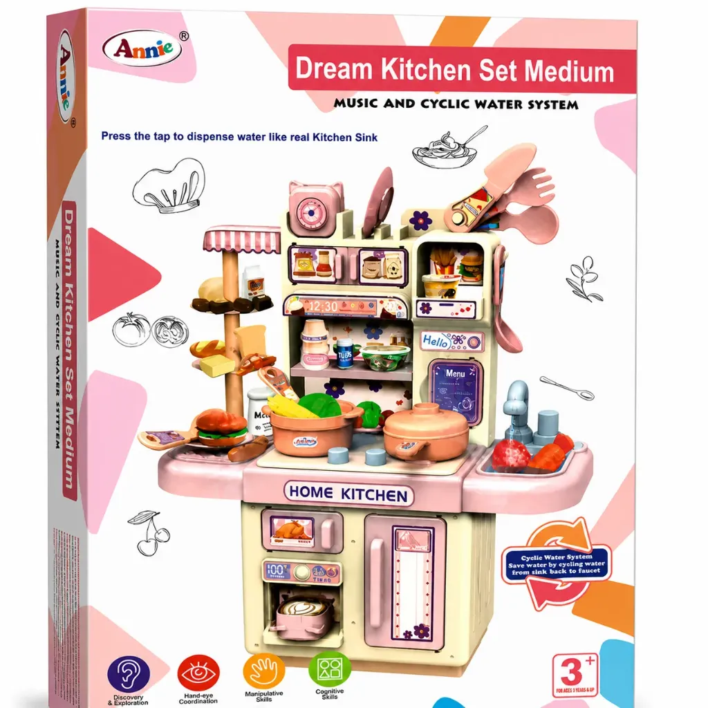 Annie Dream Kitchen Set (Medium) - Music & Cycle Water System