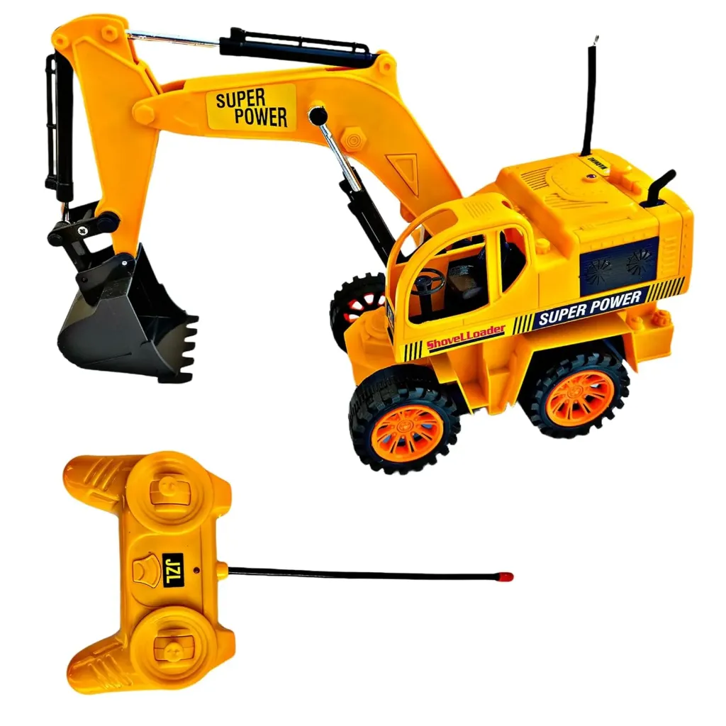 [KBS-2087] Remote Control Rechargeable JCB Excavator Toy Truck for Kids