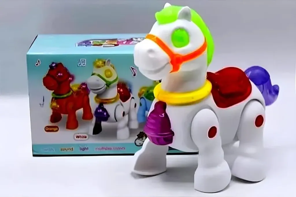 Electric Walking Pony Horse with Lights & Music