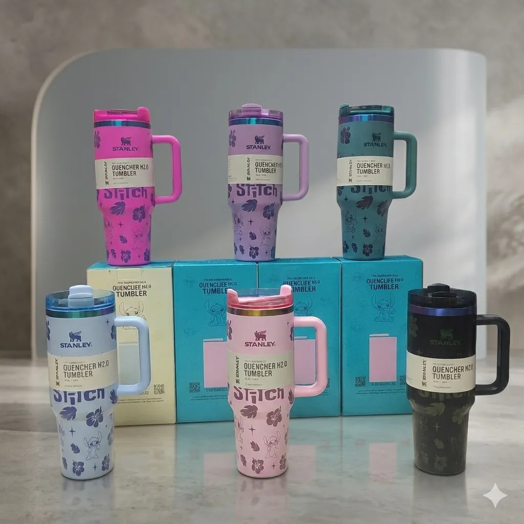 Stainless Steel Tumbler (Stanley Stitch Printed - 1200ml)