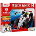 Zephyr Mechanix 3 DIY Metal Construction Set for Kids (18 Models, 202 Pieces) | STEM Learning Educational Building Toy Kit - Age 7+Years