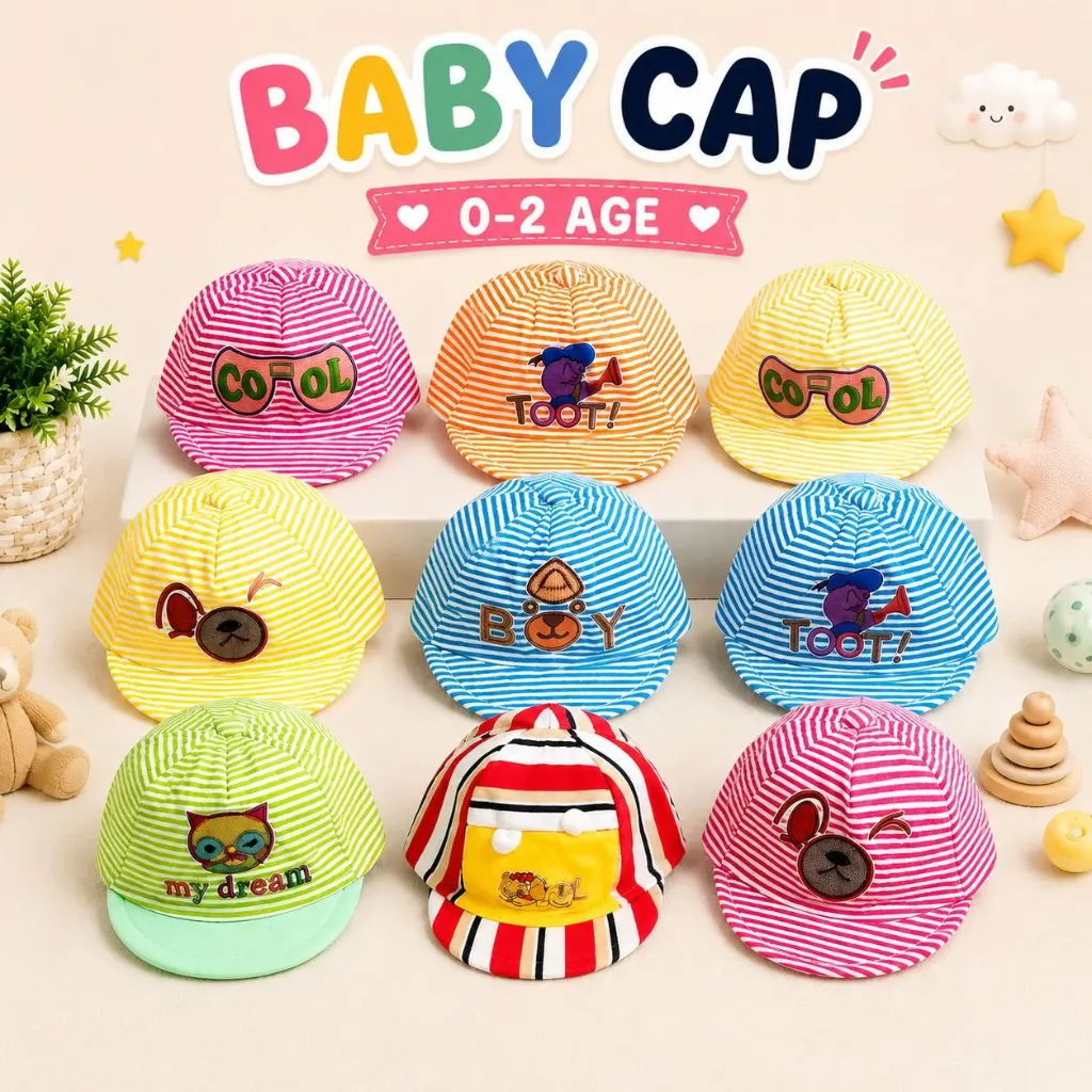 Baby Cap for Age Group 0-2 Year (No.2129)