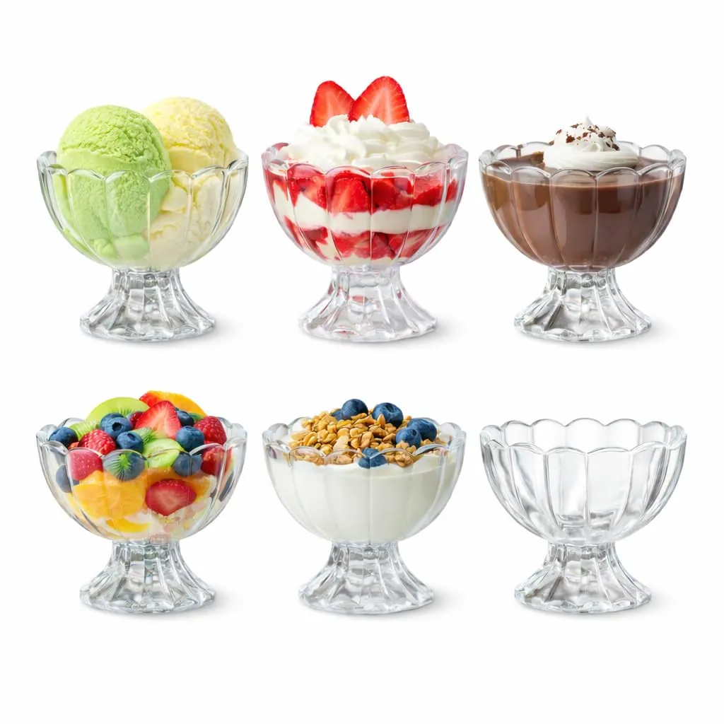 [KBS-2154] Dessert or Ice Cream Bowl Set (6 Pcs)