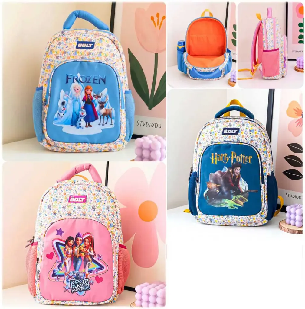 [KBS-2197] School Bag (Big Bolt, Harry Potter / Frozen Design)