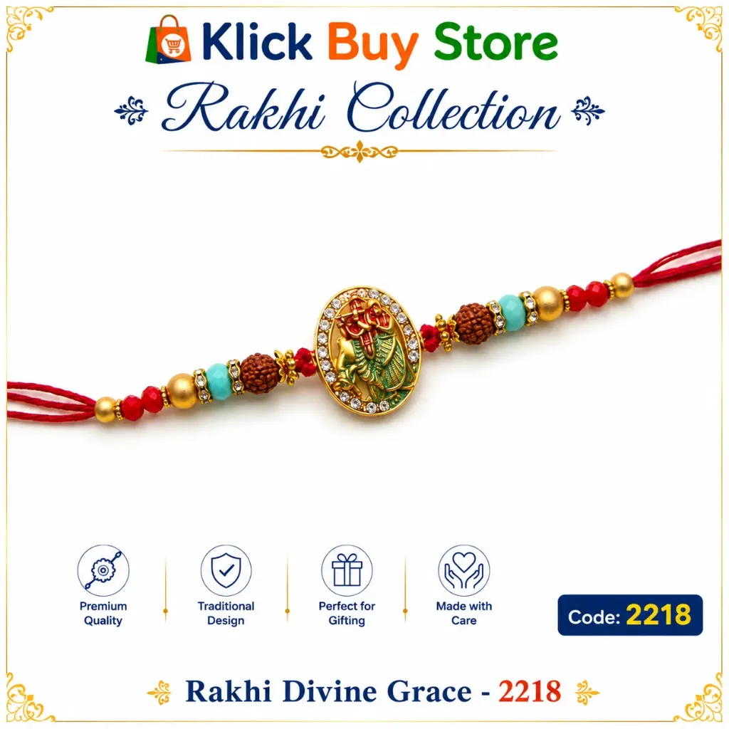 Rakhi Divine Grace Radha Krishna (2218)