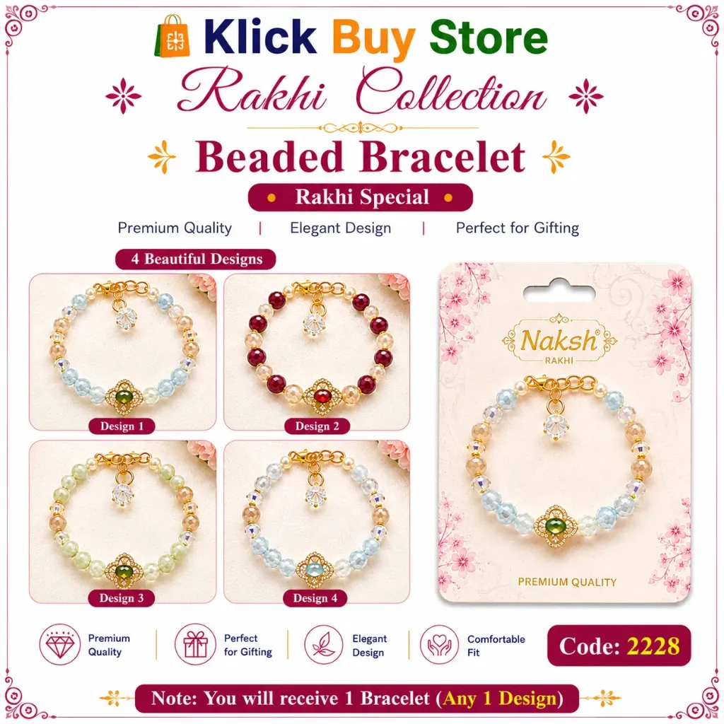 Rakhi Beaded Bracelet (2228)