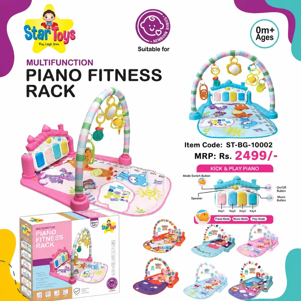 Baby Piano Gym - Multifunction Baby Piano Fitness Rack