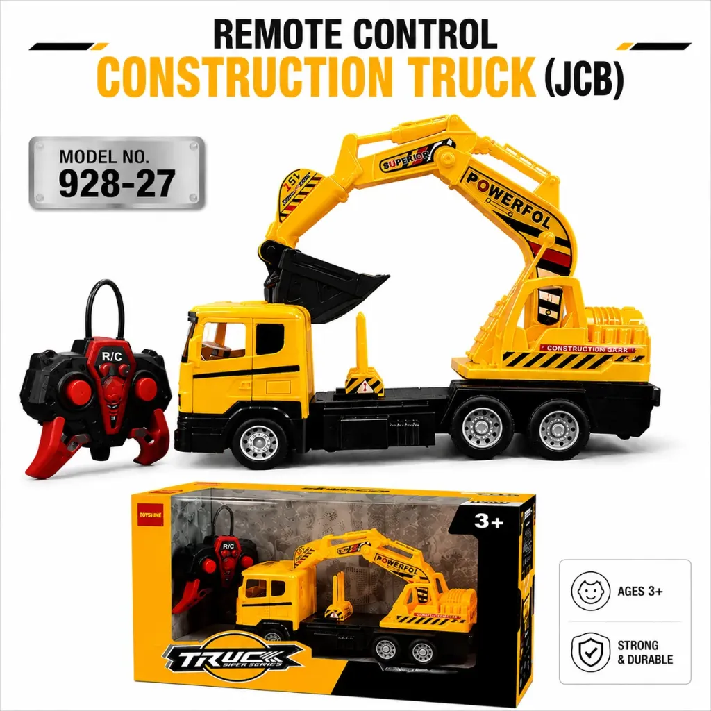 [KBS-2250] Remote Control Construction Truck (JCB) (No - 928-27)