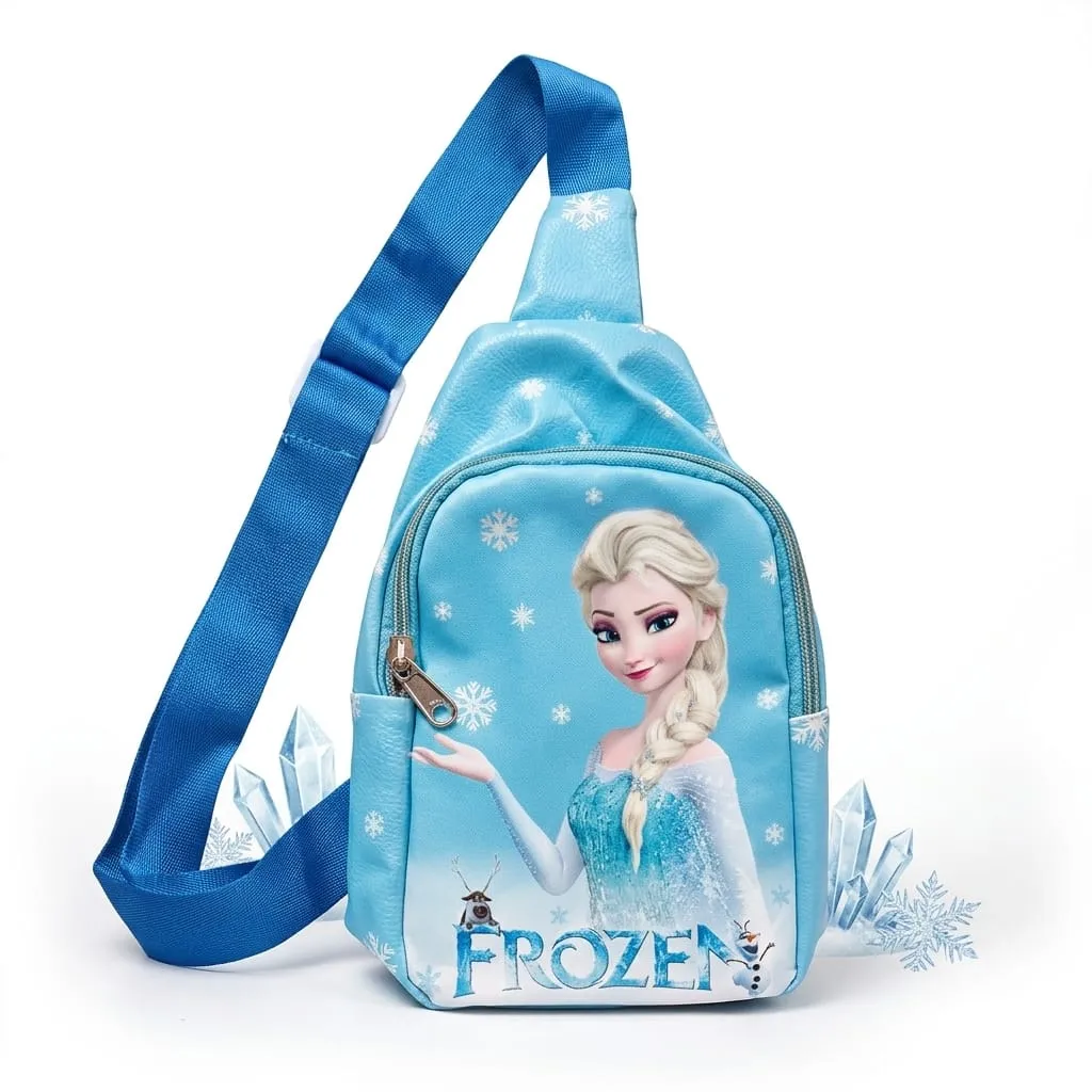 Chest Bag Faux Leather with adjustable strap (Frozen)
