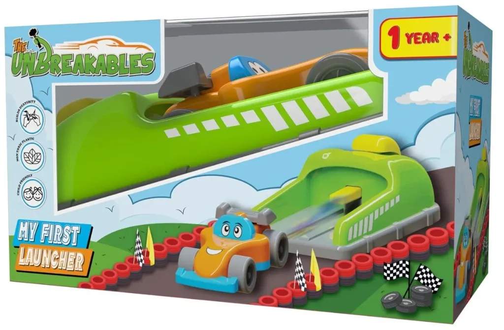 [KBS-2290] Zephyr The Unbreakables My First Launcher - Durable Toddler Vehicle Toy for 6+ Months