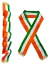 Tricolor Scarf - Tiranga Sash for Independence Day & Republic Day Celebration (Pack of 1)
