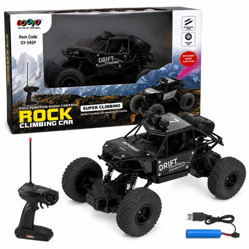 [KBS-2336] Remote Control Car (Rock Climbing Car – Full Function Radio Control Off Road Race Car with Spray Function) - Model: GY-54SP