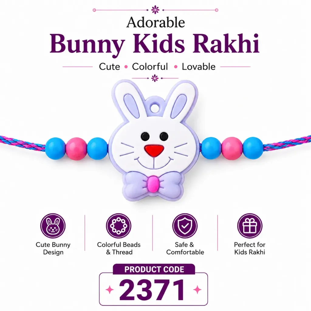 Rakhi - Bunny / Rabbit Rakhi for Kids (2371)