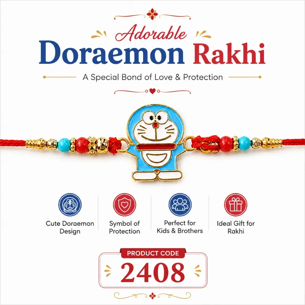 Rakhi - Doraemon Rakhi (2408)