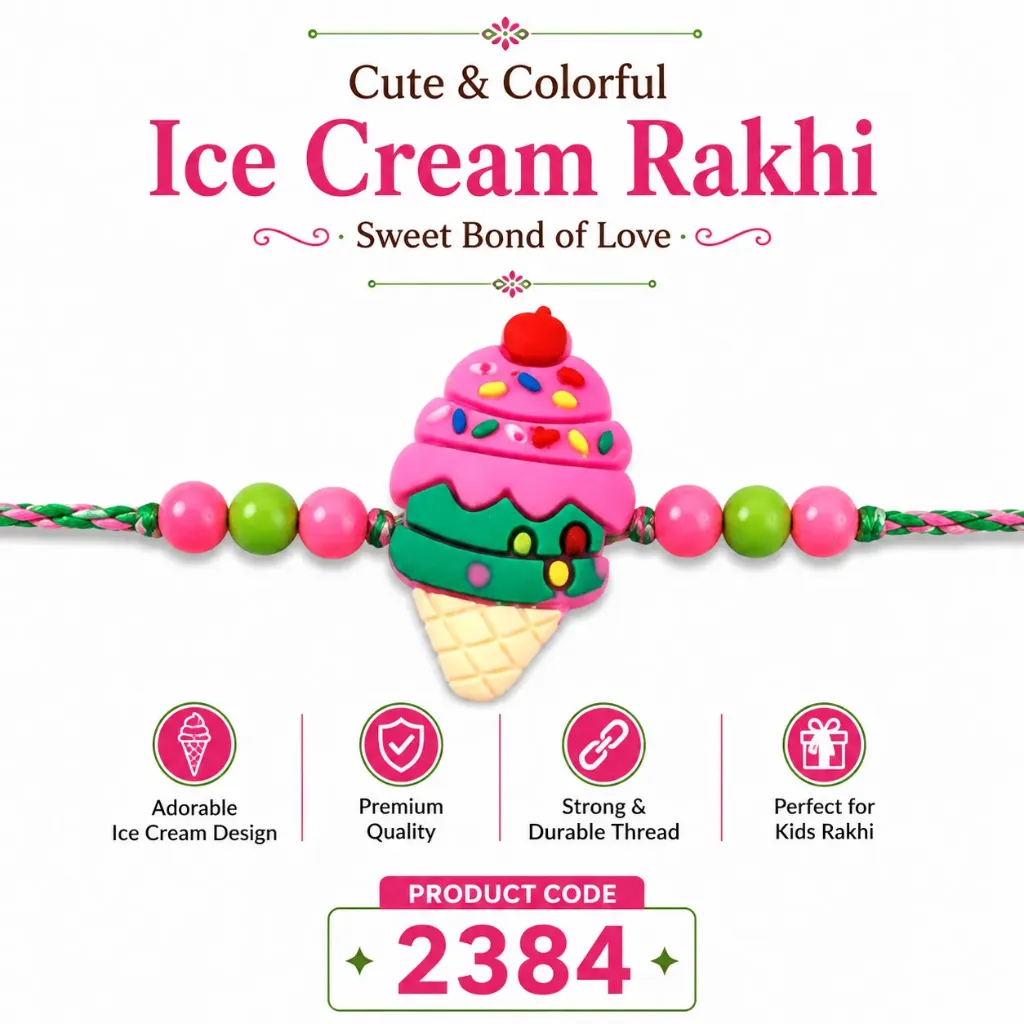 Rakhi - Ice Cream Rakhi for Kids (2384)