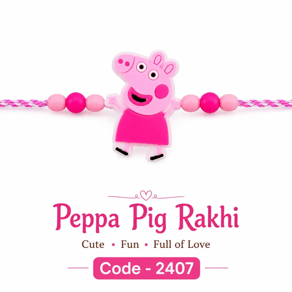 [KBS-2407] Rakhi - Peppa Pig Rakhi (2407)