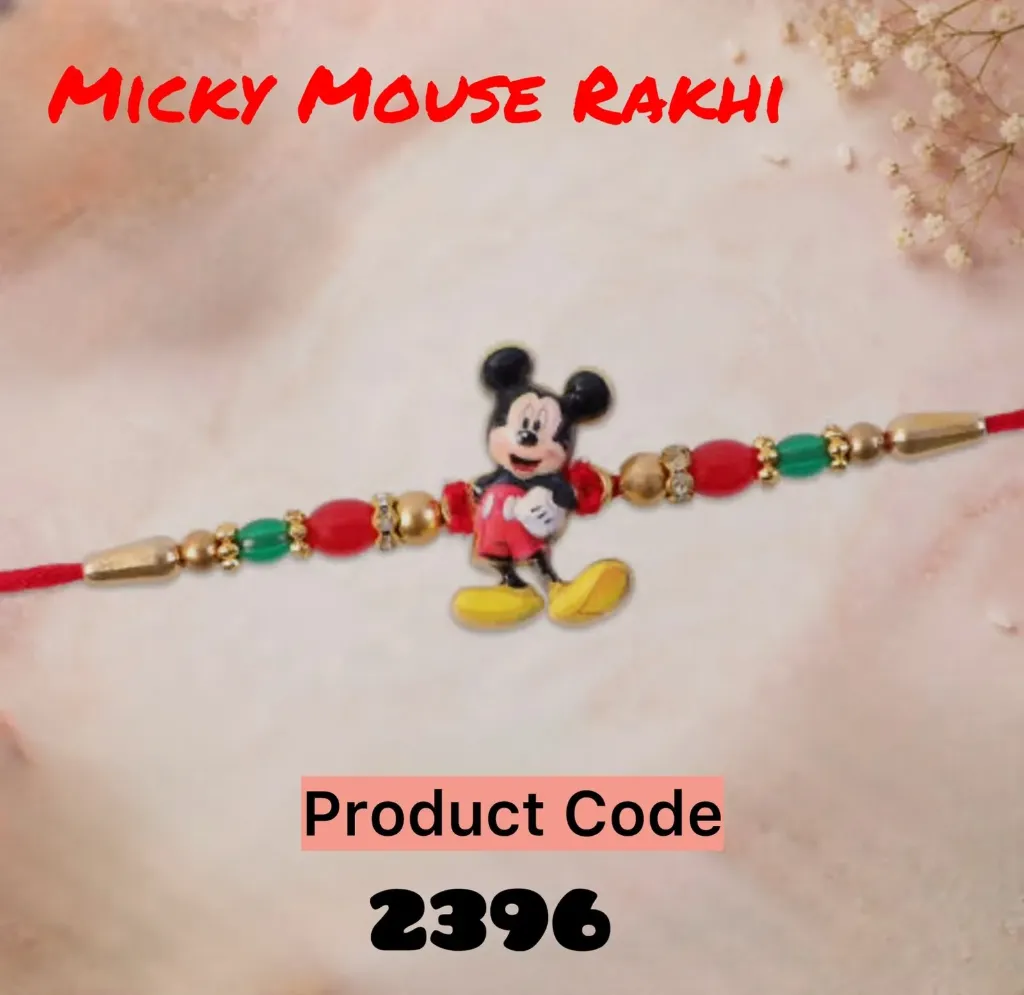 Rakhi - Mickey Mouse Rakhi for Kids (2396)
