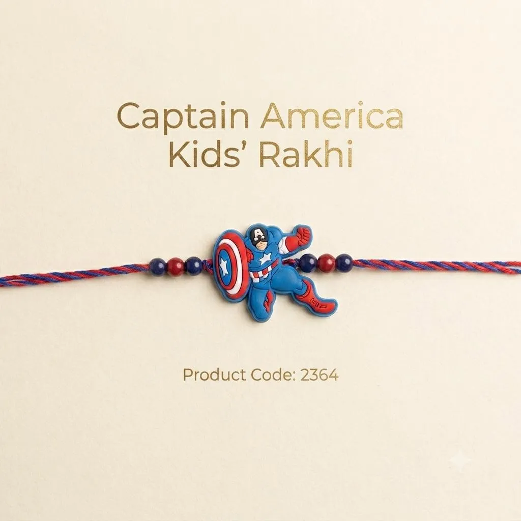 [KBS-2364] Rakhi - Captain America Rakhi (2364)