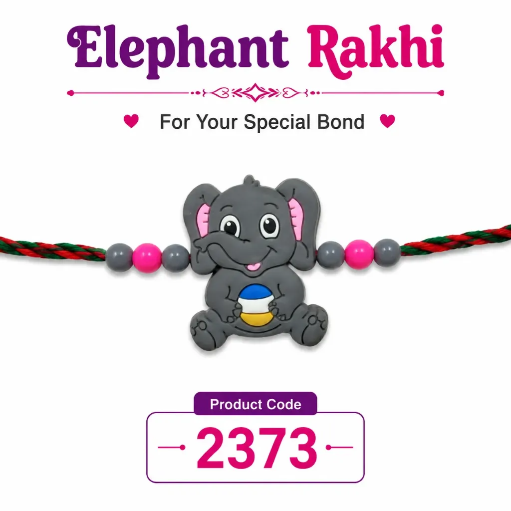 Rakhi - Elephant Rakhi for Kids (2373)