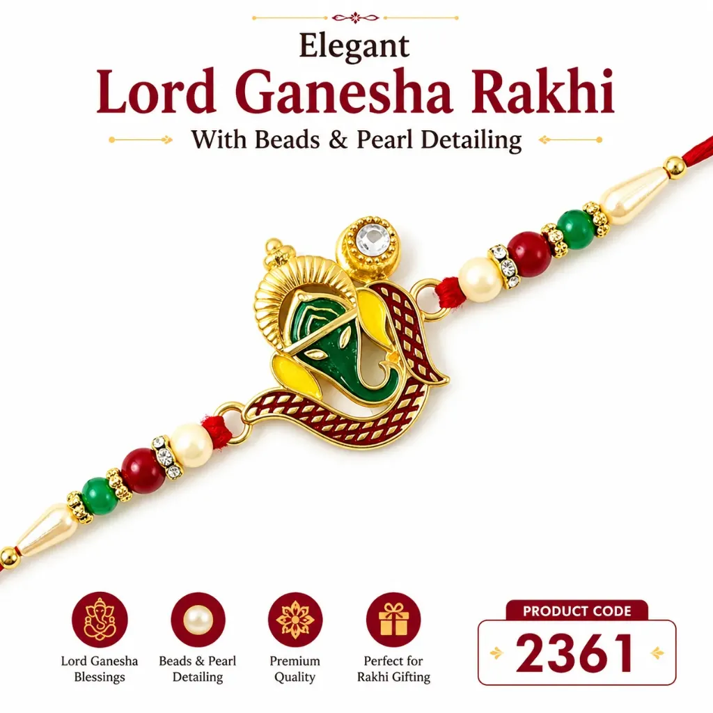 [KBS-2361] Rakhi - Lord Ganesha Rakhi (2361)